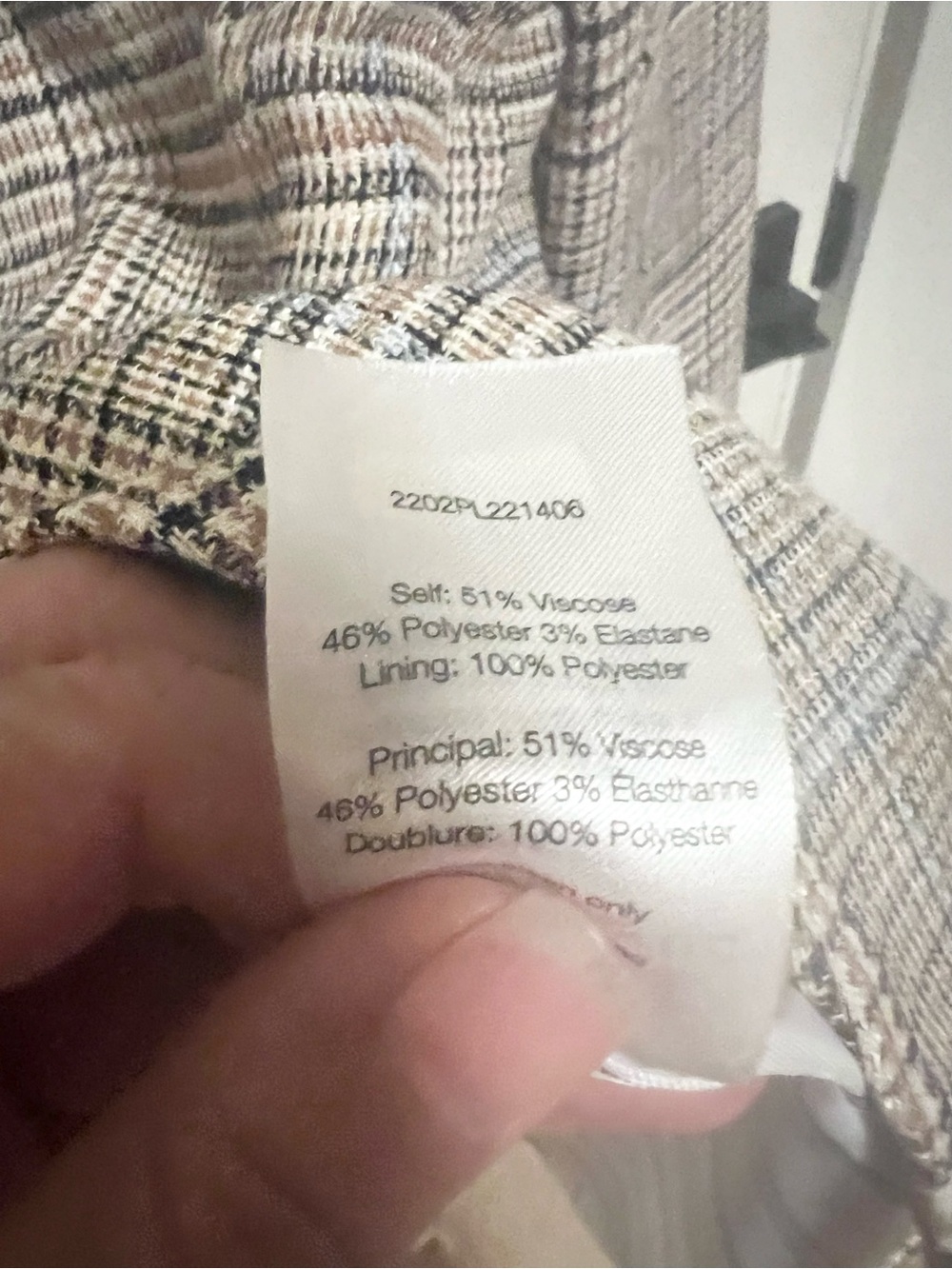 Veronica Beard Orchid Houndstooth-Plaid Dickey Jacket Blazer 10 - Picture 6 of 11